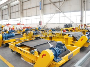 永磁自卸除鐵器生產現場